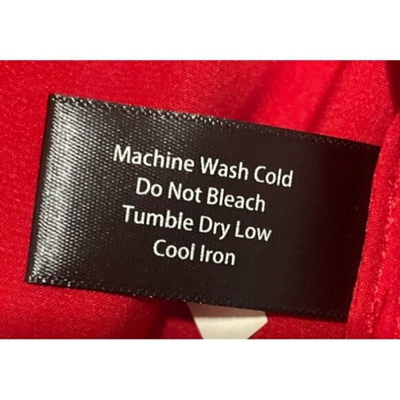 Boston Proper Red Cowl Neck Sleeveless Top Size M Holiday Party Elegant - Picture 4 of 5